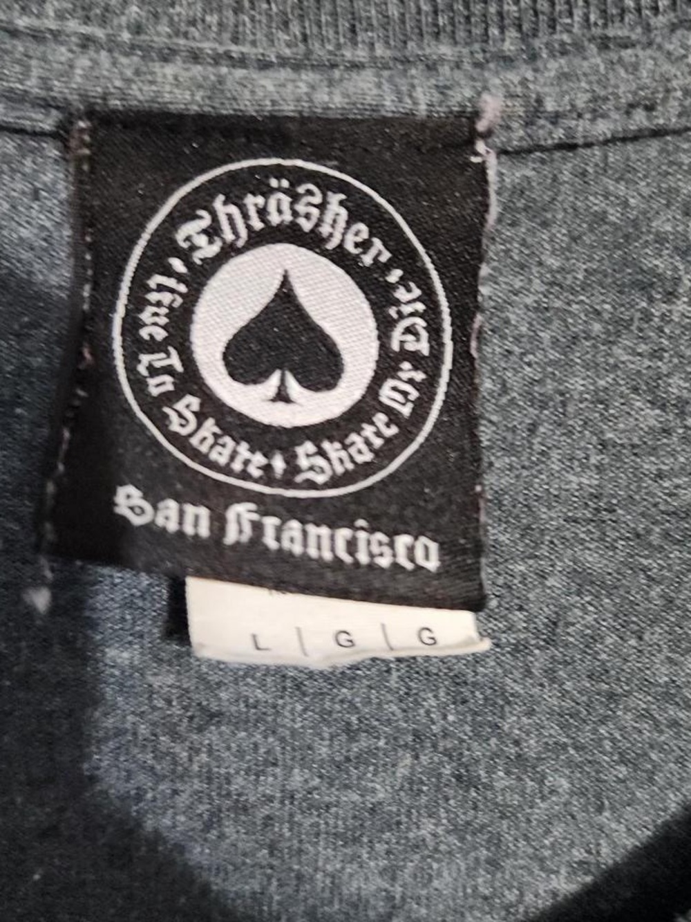 Skate grunge style Thrasher magazine shirt - Picture 3 of 3